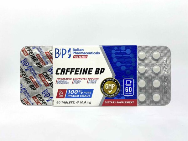 Caffeine (Balkan Pharma) (100mg x 60 Tabletter) - Image 2