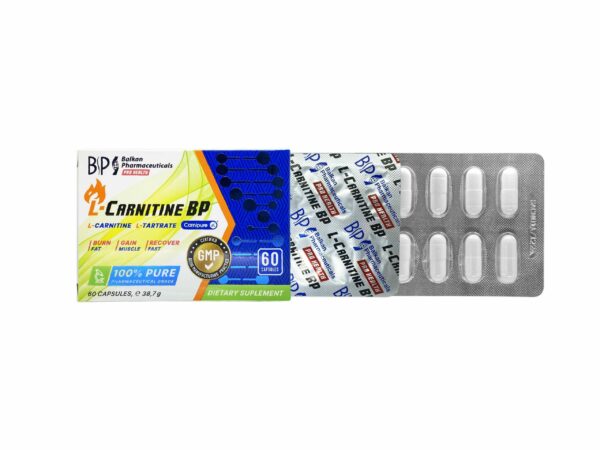 L-Carnitine L-Tartrate (Balkan Pharma) (60 Kapsler) - Image 2